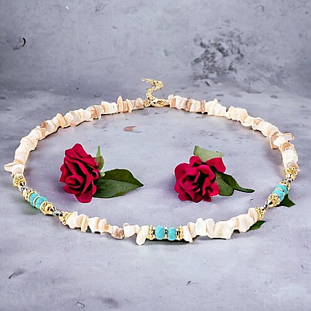 Colier scoici cipsuri Anand, imbratiseaza frumusetea naturii [2]