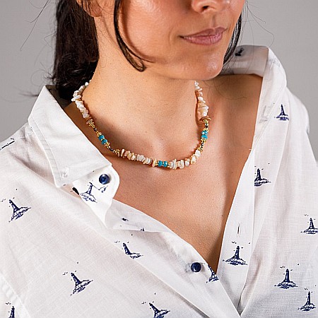 Colier scoici cipsuri Anand, imbratiseaza frumusetea naturii [11]