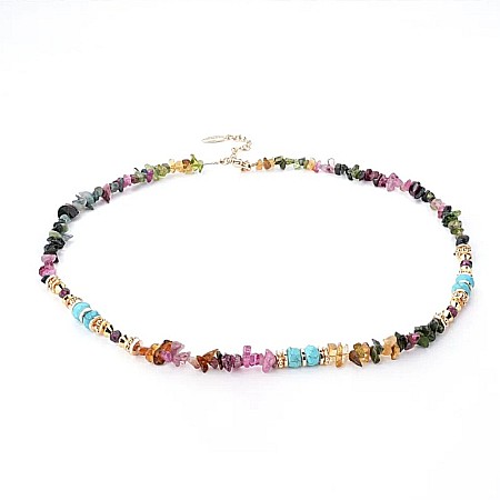 Colier Turmalina Colorata Cipsuri Anand, imbratiseaaza frumusetea naturii [5]