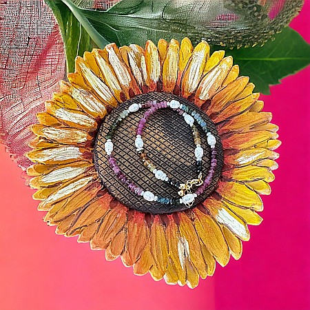 Descopera Magia si Eleganta in Colierul Nostru Unic din Perle Naturale si Cristale de Turmalina Multicolora cu argint [2]