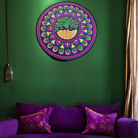 Mandala Copacul Vietii - O explozie de culoare si semnificatie, 40 cm [3]