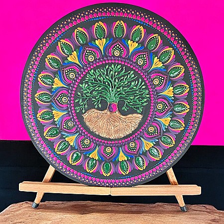 Mandala Copacul Vietii - O explozie de culoare si semnificatie, 40 cm [6]