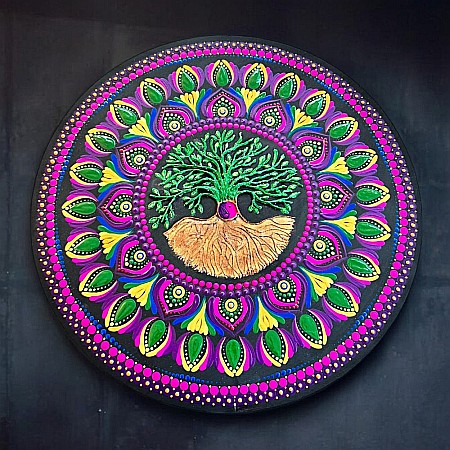 Mandala Copacul Vietii - O explozie de culoare si semnificatie, 40 cm [7]