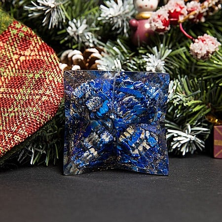 Bijuterii Aventurin - Orgonit Merkaba, pietre semipretioase Lapis Lazuli, 6cm