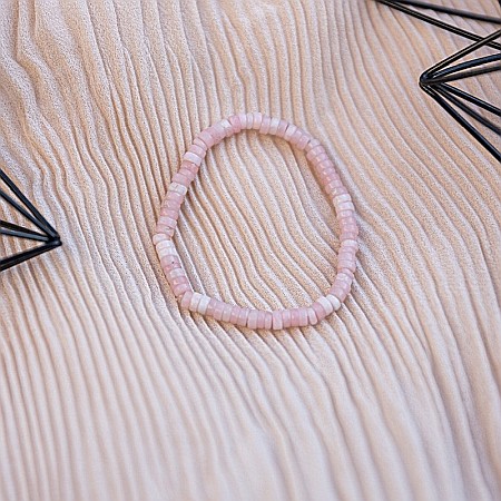 Set 3 bratari handmade Esther din piatra naturala de Jasp Sediment Marin si Cuart Roz [5]