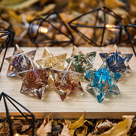 Set orgoni Merkaba 7 Chakre, dimensiune de 25mm [1]