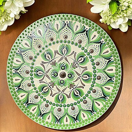 Tablou Mandala- Bucura-te de momentele de calm si reflectie, 30 cm [2]