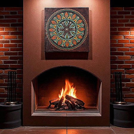 Tablou Mandala Linistea Pamantului – simte calmul si energia blanda a acestui element vital. [2]