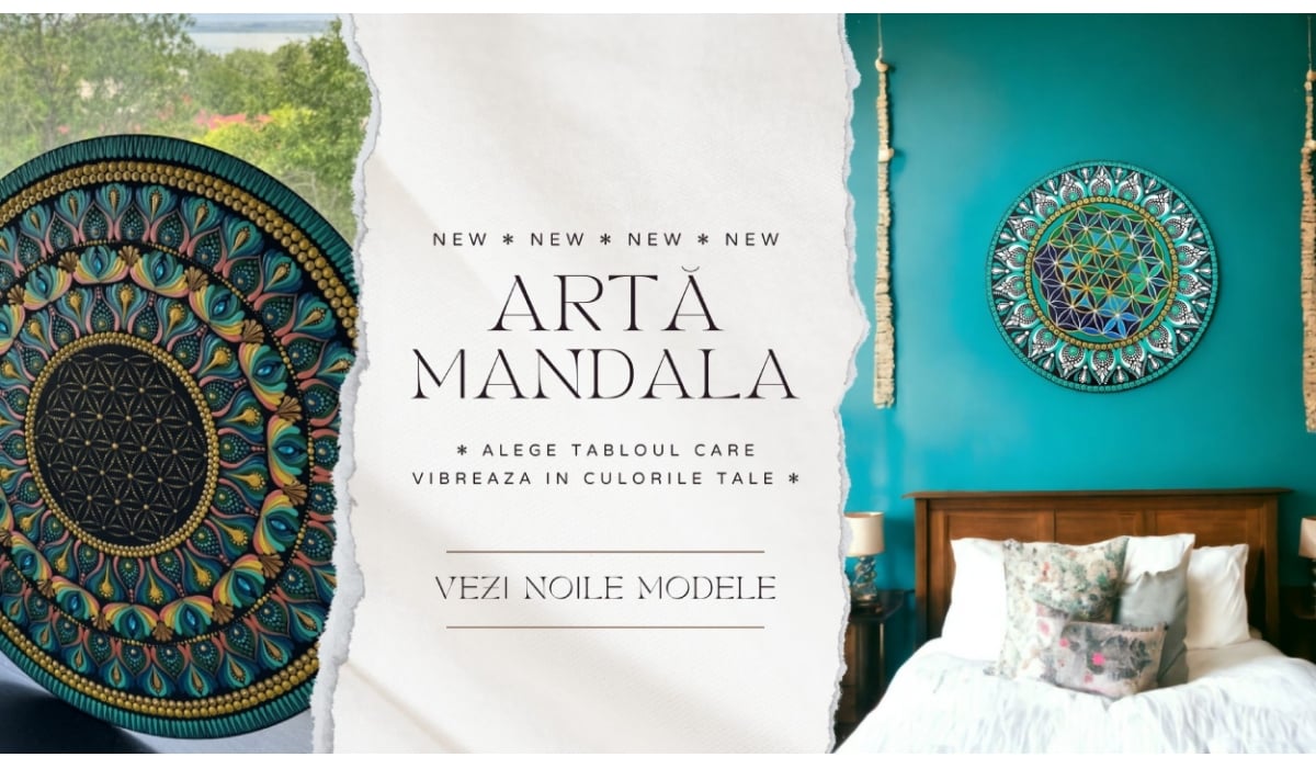Tablouri personalizate Mandala- Transforma-ti casa cu Tablourile Mandala