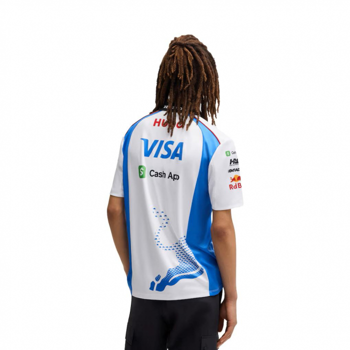 Tricou polo VCARB Hugo 2025 Team - Alb [5]