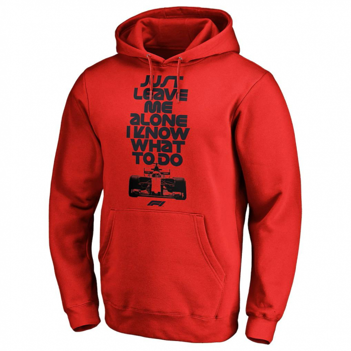 Hanorac Formula 1 Just Leave Me Alone - Roșu [1]