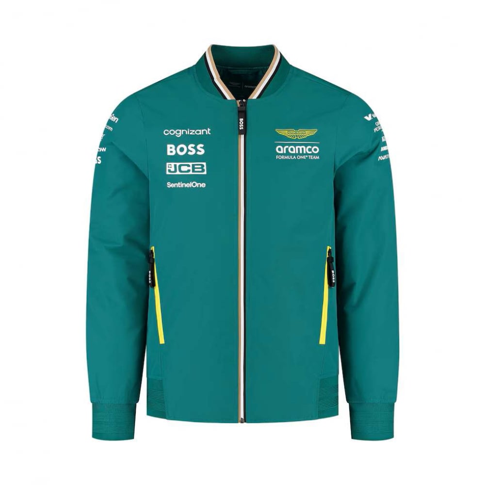 Jachetă bomber Aston Martin Aramco Cognizant F1 2025 Team [2]