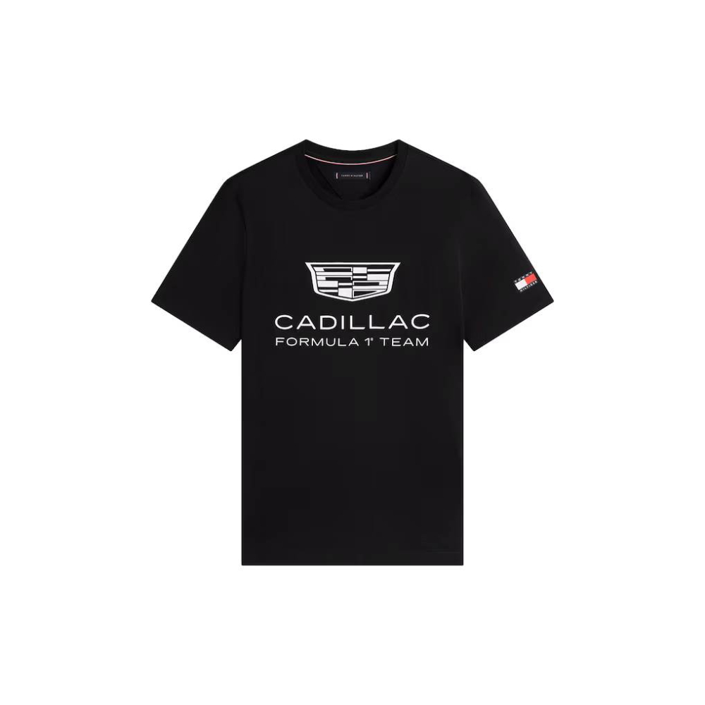 Tricou Cadillac Tommy Hilfiger cu logo mare - Negru [2]