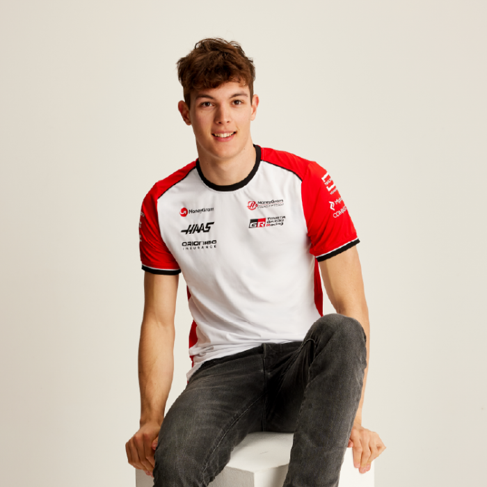 Tricou Haas F1 Team alb, cu imprimeu mulat [5]