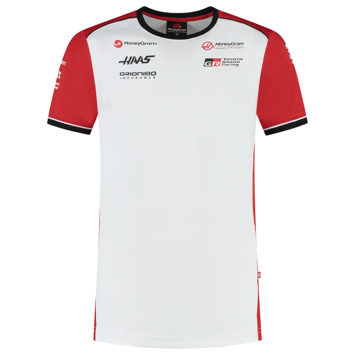 Tricou Haas F1 Team alb, cu imprimeu mulat [1]