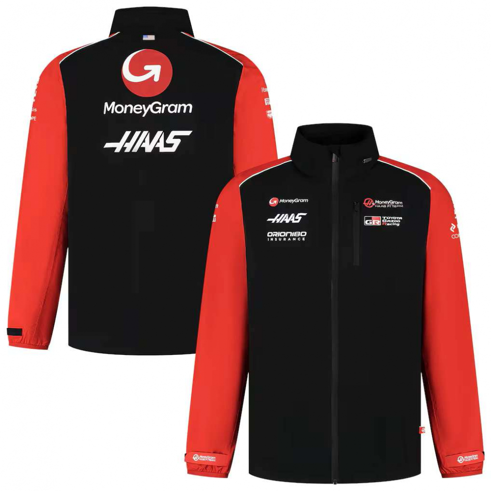 Pelerină de ploaie ușoară Haas F1 Moneygram 2025 Team [1]