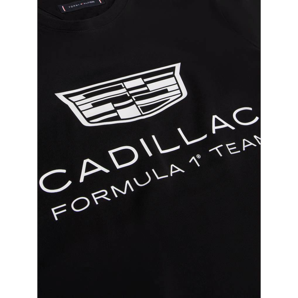 Tricou Cadillac Tommy Hilfiger cu logo mare - Negru [4]