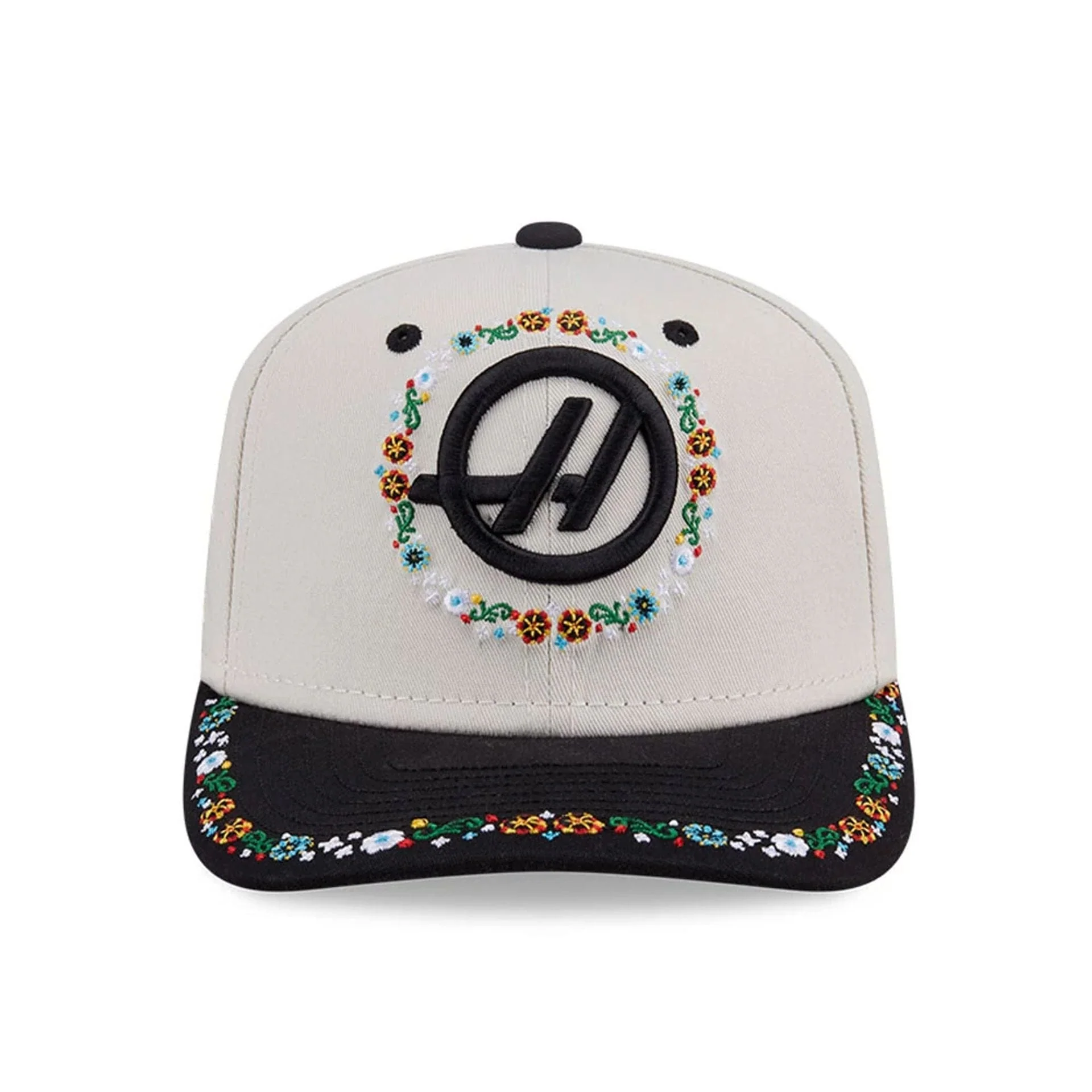 Șapcă MoneyGram Haas Formula 1 Mexico Race Special 9SEVENTY bej deschis, elastică, reglabilă, cu capse [3]