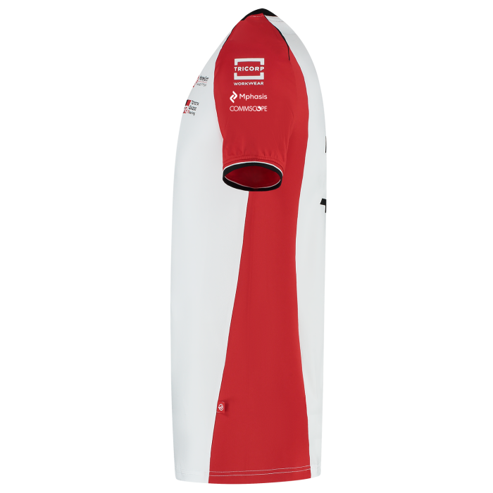 Tricou Haas F1 Team alb, cu imprimeu mulat [3]