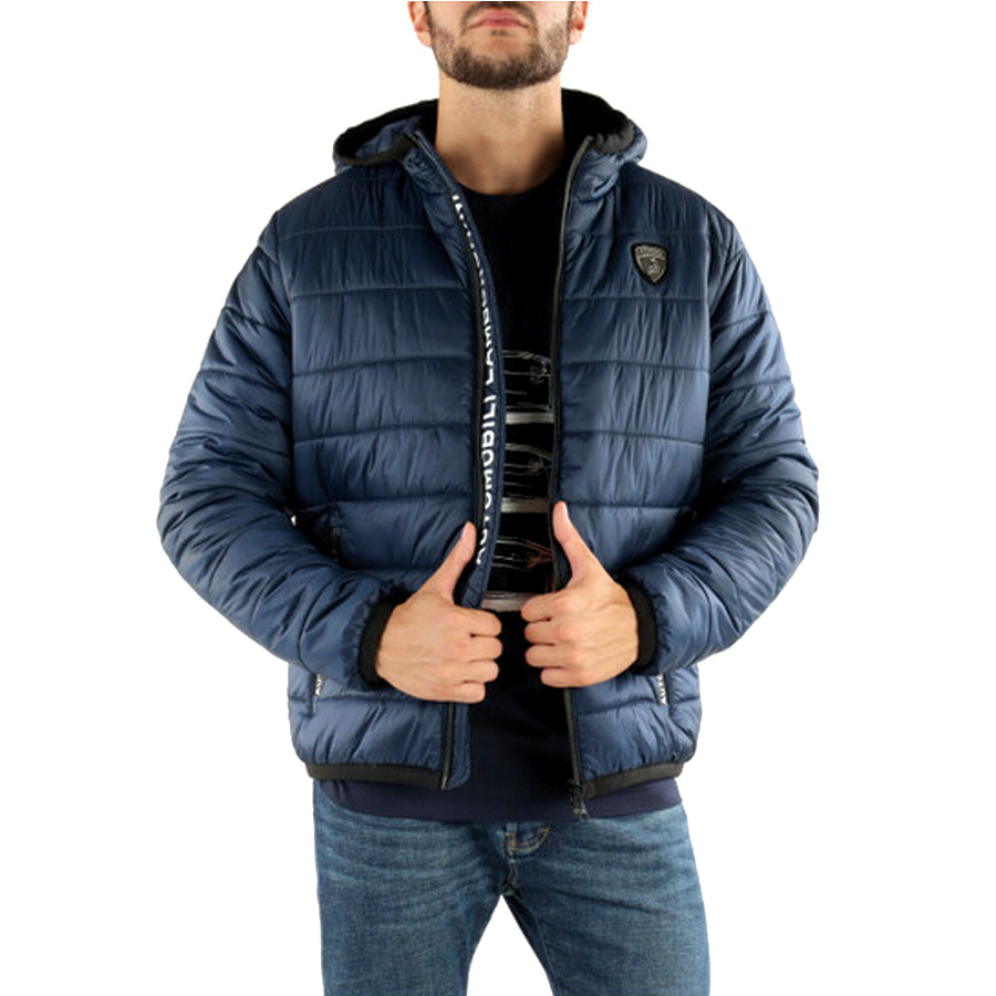 Jachetă căptușită Automobili Lamborghini albastră [3]