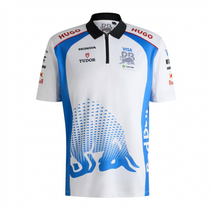 Tricou polo VCARB Hugo 2025 Team - Alb [2]