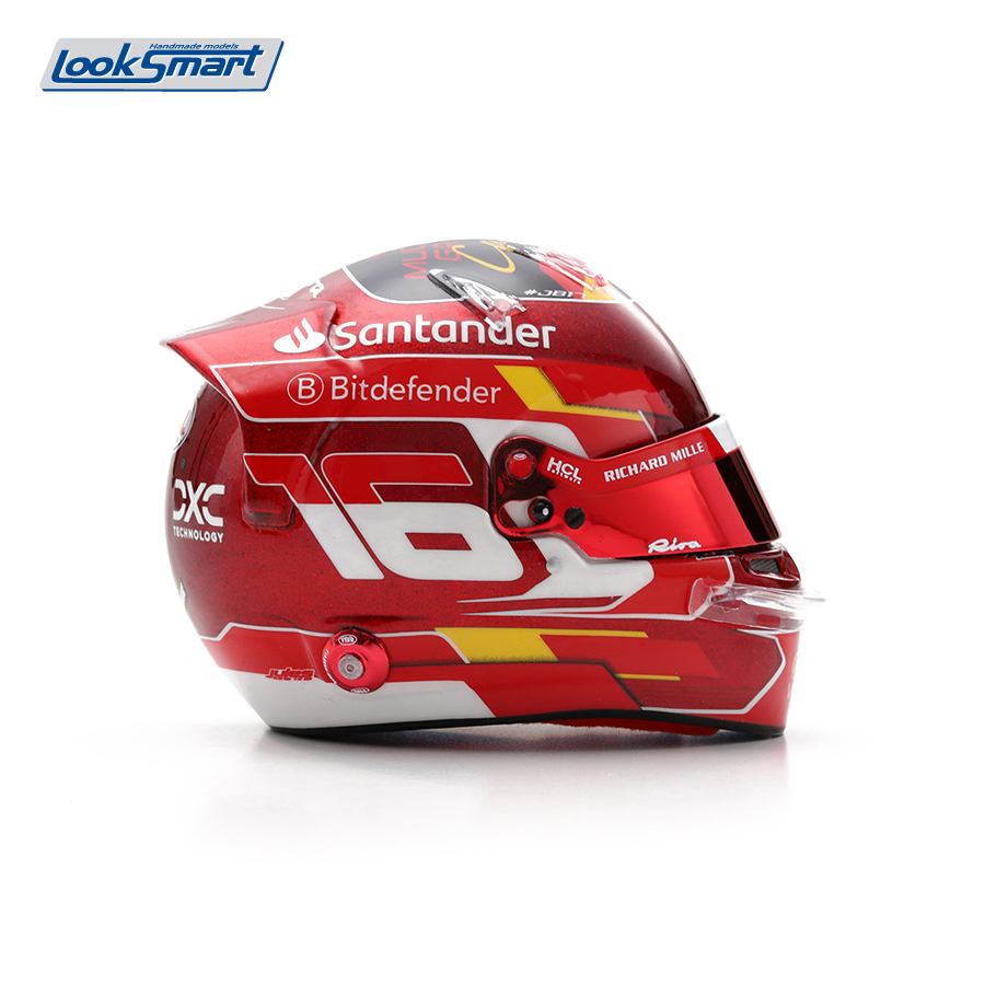Cască  1:5 Charles Leclerc – Scuderia Ferrari HP Abu Dhabi GP 2024 [2]