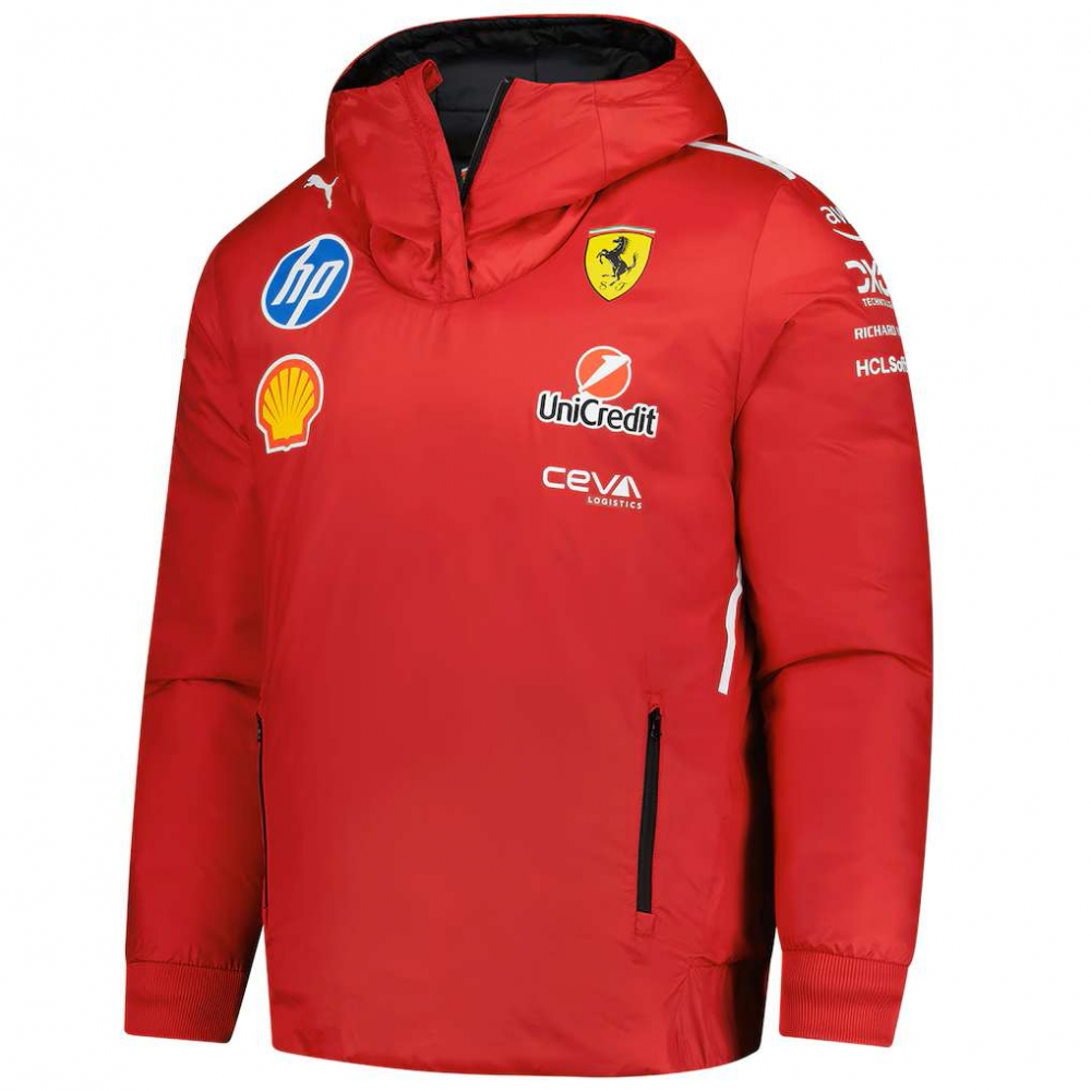 Jachetă reversibilă a echipei Scuderia Ferrari 2025 [4]