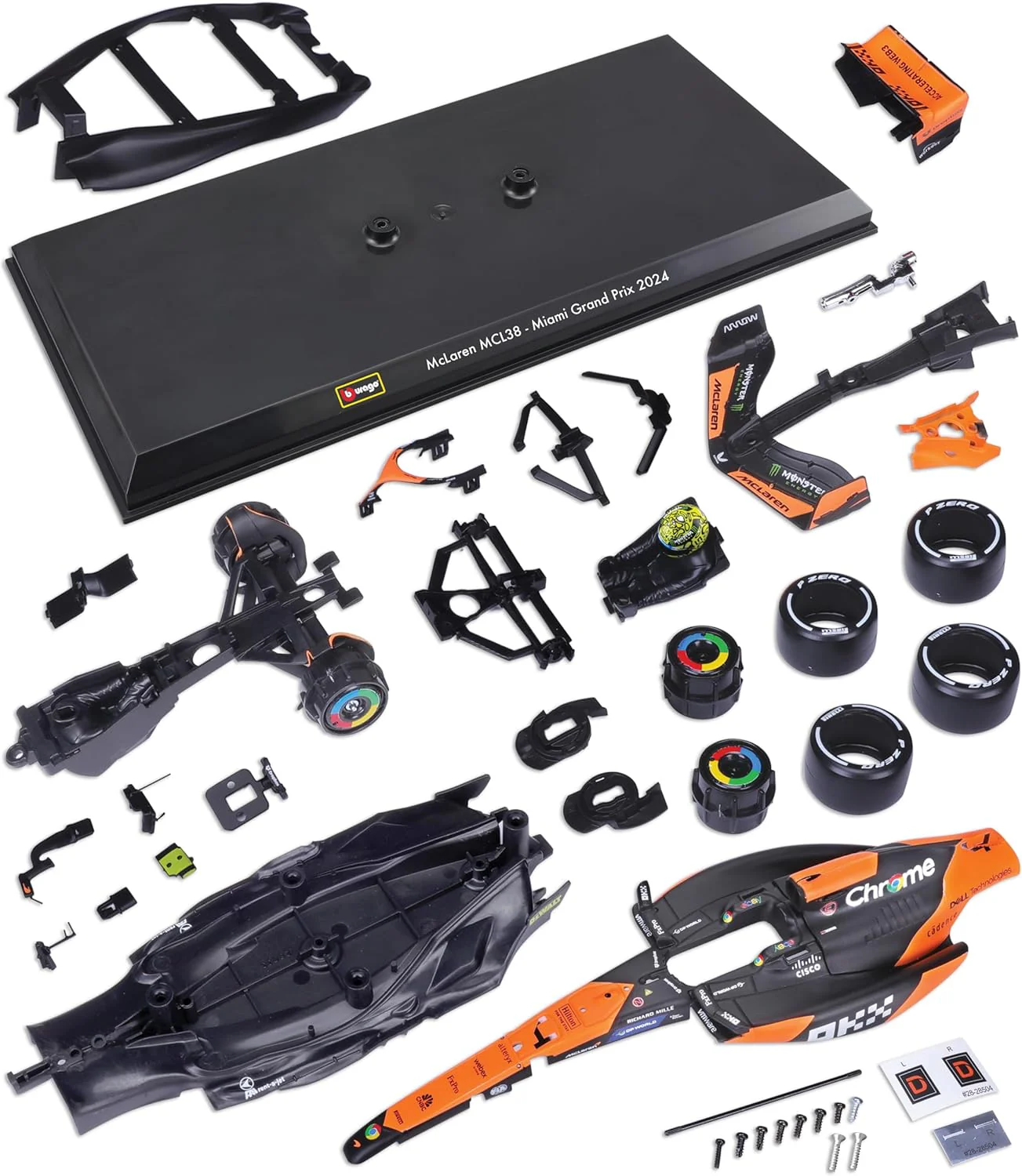 KIT MODEL MCLAREN MCL38 20241:24 Norris Formula 1 [4]