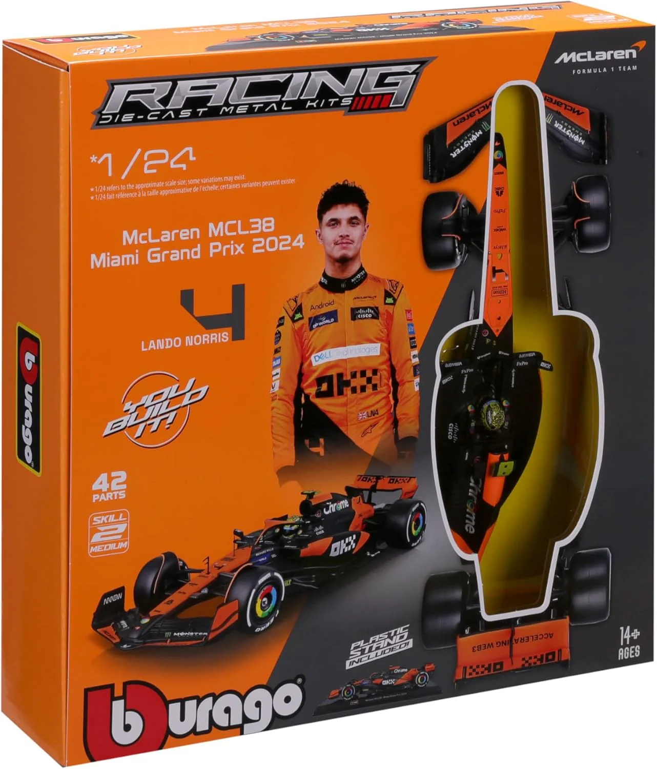 KIT MODEL MCLAREN MCL38 20241:24 Norris Formula 1 [2]