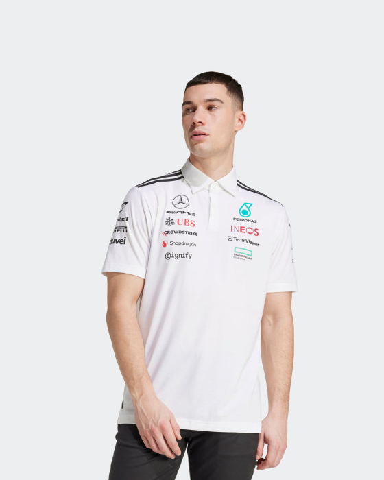 Polo de echipă pentru bărbați 2025, alb [1]