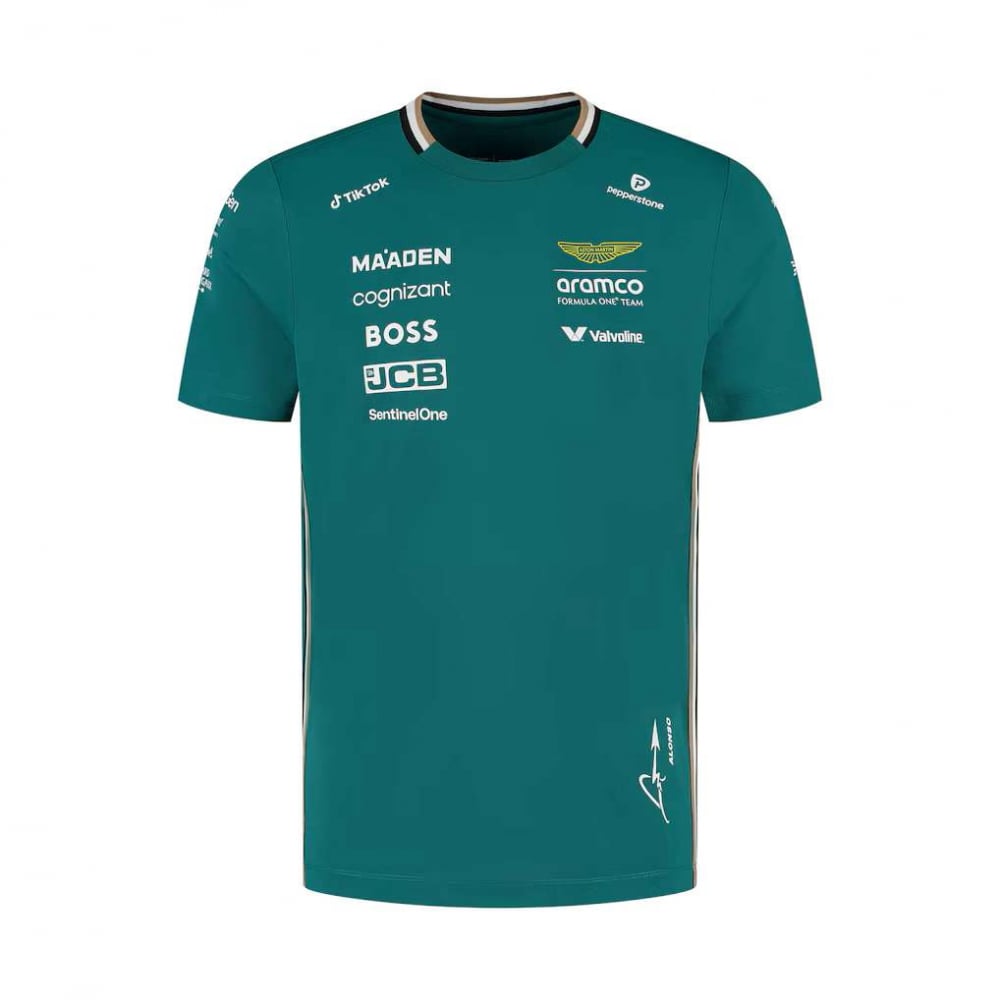 Tricou Aston Martin Aramco Cognizant F1 2025, pilotul echipei Fernando Alonso [2]