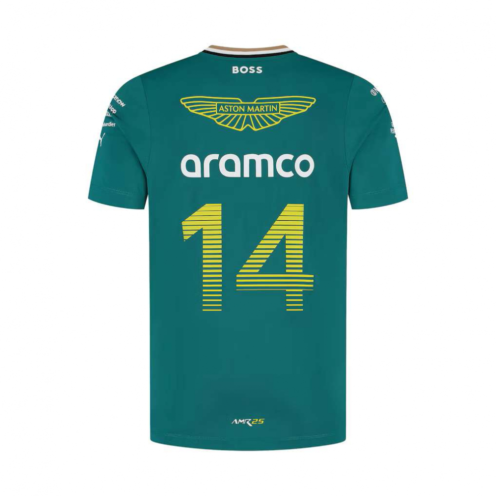 Tricou Aston Martin Aramco Cognizant F1 2025, pilotul echipei Fernando Alonso [3]