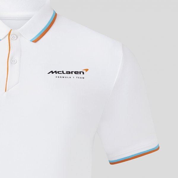 Tricou Polo Alb Oficial McLaren F1 Team 2025 [4]