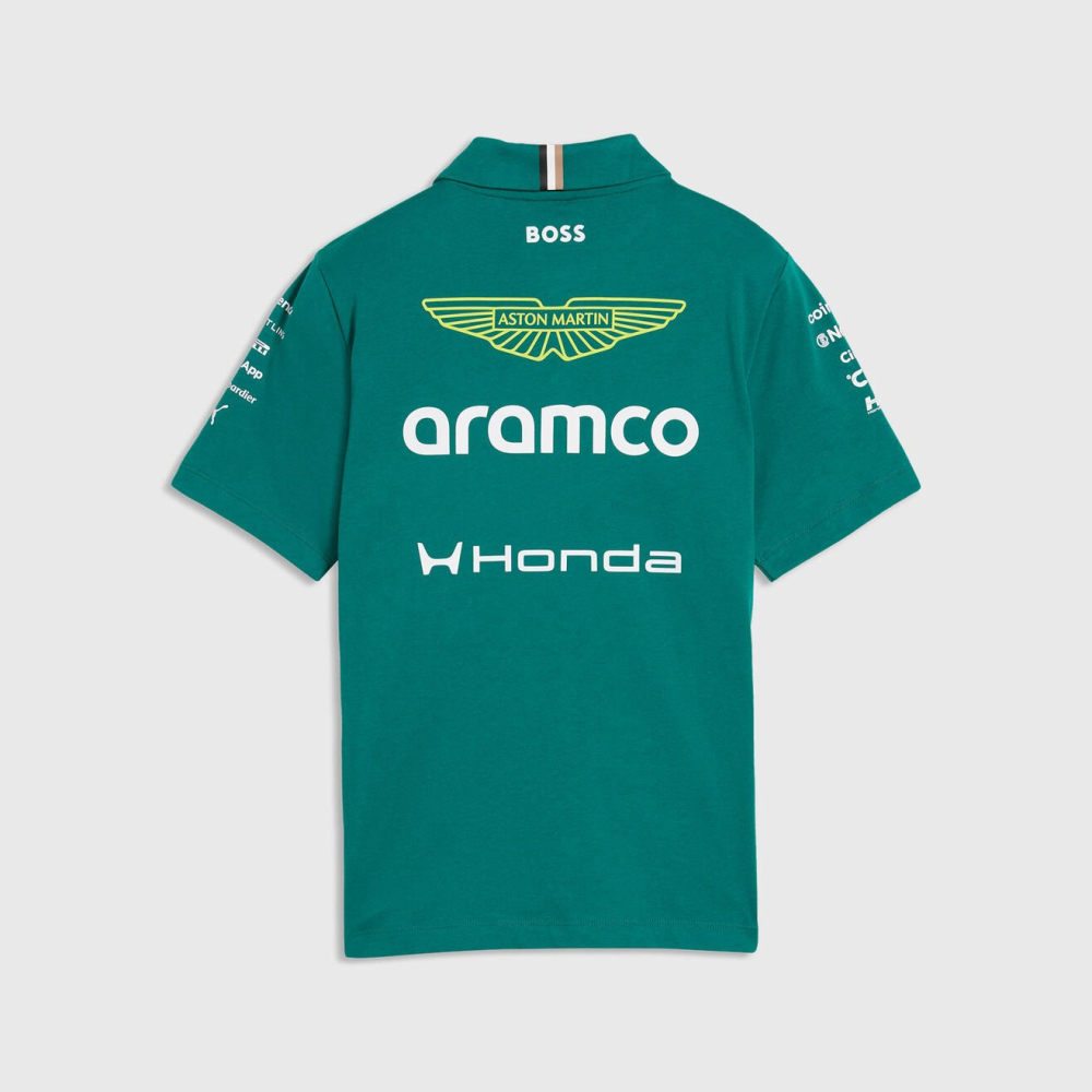 Tricou Polo Replică Aston Martin F1 2026 – Ediție Junior [2]