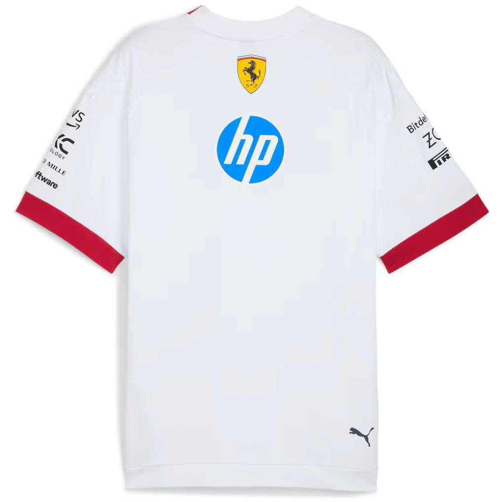 Tricou Scuderia Ferrari 2025 Alb [2]