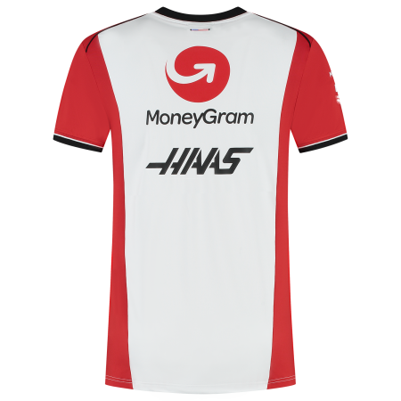 Tricou Haas F1 Team alb, cu imprimeu mulat [1]