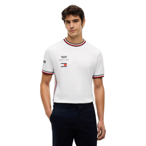Cadillac F1 Team - Tricou Cadillac Tommy Hilfiger Team 2026 - Alb