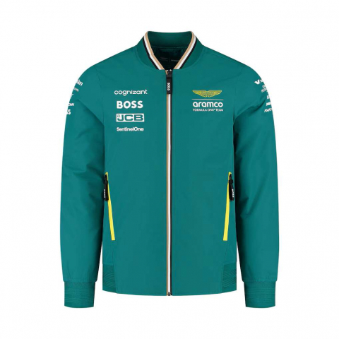Jachetă bomber Aston Martin Aramco Cognizant F1 2025 Team [1]