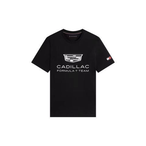 Tricou Cadillac Tommy Hilfiger cu logo mare - Negru [1]