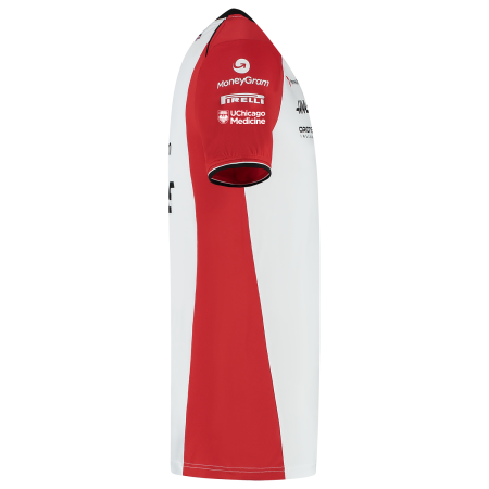 Tricou Haas F1 Team alb, cu imprimeu mulat [3]