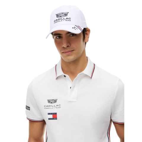 Cadillac F1 Team - Șapcă Cadillac Tommy Hilfiger 2026 Sergio Perez Team - Alb