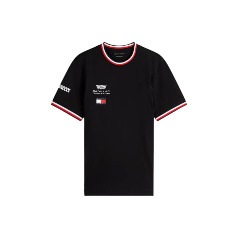 Cadillac F1 Team - Tricou Cadillac Tommy Hilfiger Team 2026 - Negru
