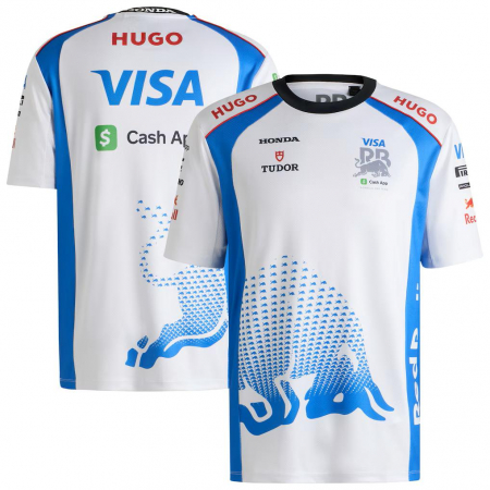 Racing Bulls VCARB - Tricou VCARB Hugo 2025 Team - Alb