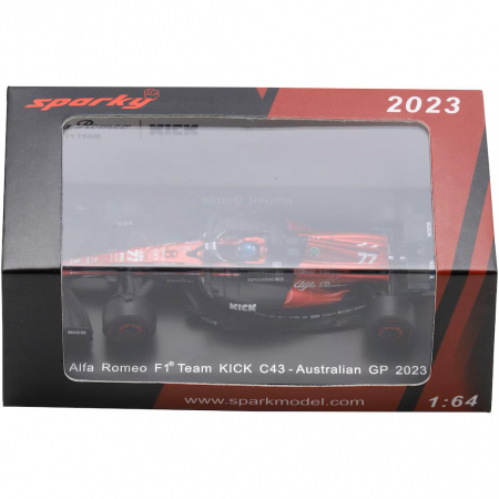 Alfa Romeo Sauber F1 Team Stake C43 Nr. 77 Valtteri Bottas 1:64 Model [8]