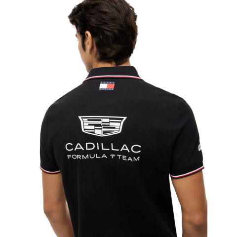 Tricou polo Cadillac Tommy Hilfiger Team Replica - Negru [1]