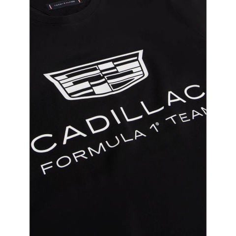 Tricou Cadillac Tommy Hilfiger cu logo mare - Negru [3]