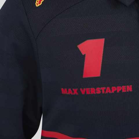 Tricou Polo Oficial Red Bull Racing 2025 Max Verstappen pentru Copii [4]