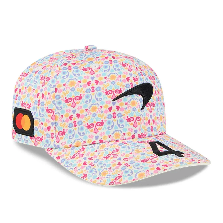 Șapcă McLaren Racing Lando Norris Mexico Race Special Cream  cu capse elastice și reglabile [0]