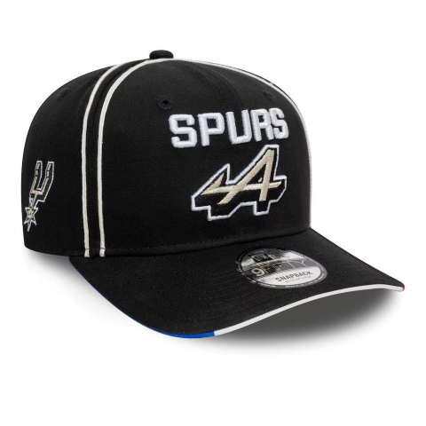 Șapcă Alpine F1 Team X San Antonio Spurs 2024 New Era 9FIFTY Pre Curve Ediție Specială Austin GP [2]