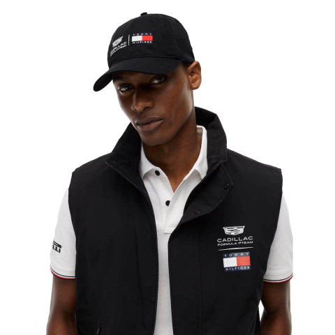 Cadillac F1 Team - Șapcă Cadillac Tommy Hilfiger cu logo - Negru - Unisex